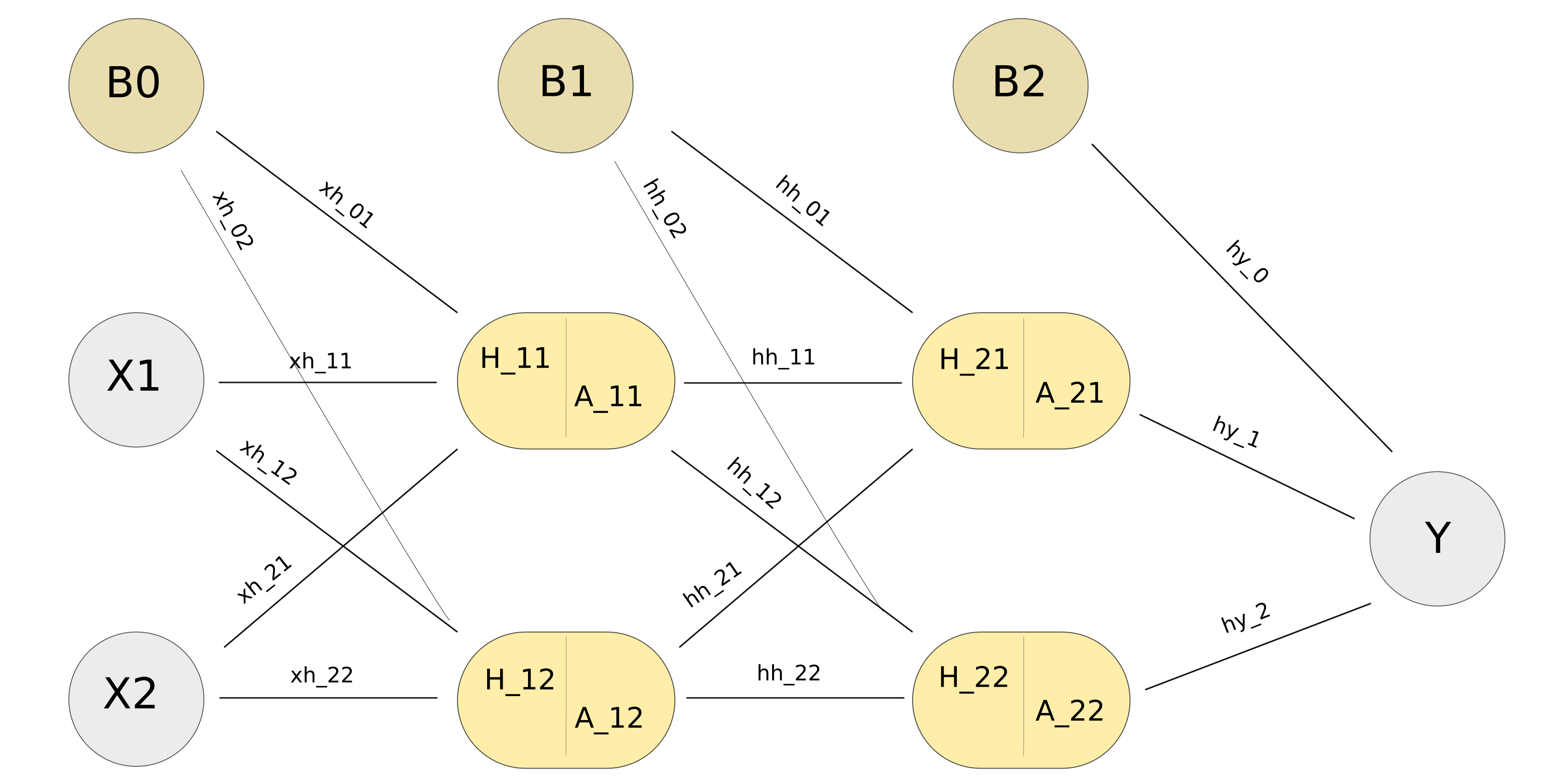 Feedforward network graphic